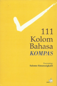 111 Kolom Bahasa Kompas