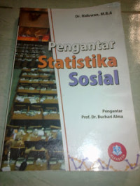 Pengantar Statistika Sosial