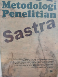 Image of Metodologi Penelitian Sastra