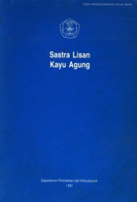 Sastra Lisan Kayu Agung