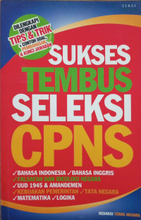 Sukses tembus seleksi cpns